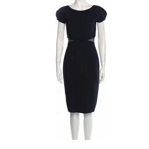 CHIARA BONI Bateau Neckline Knee-Length Dress  Size Small -Size 40